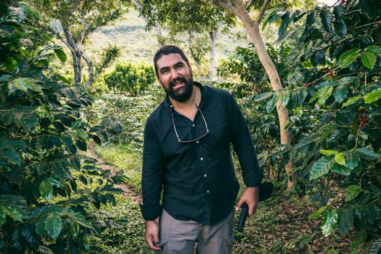 Jan-Carlo B. Handtke Magaña, coffee farmer, El Salvador
